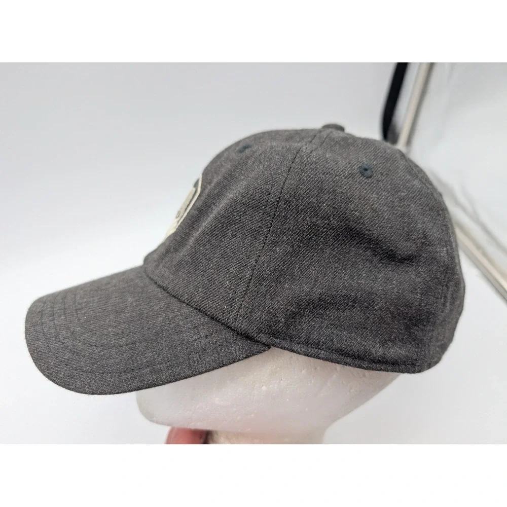 The Normal Brand Charcoal Gray Wool Blend Bear Logo Adjustable Baseball Hat